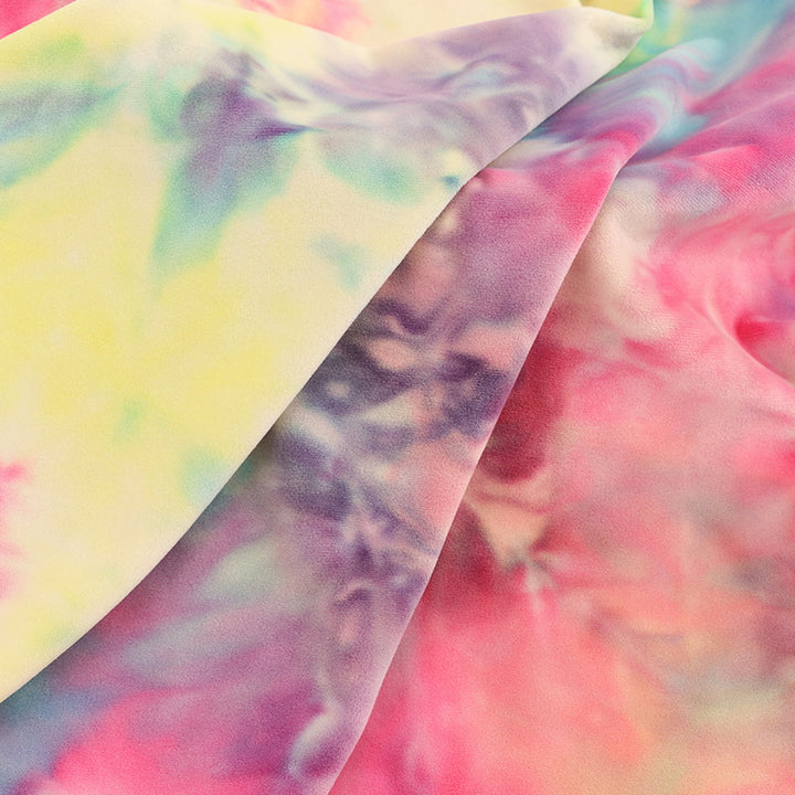 Tie-Dyed Super Soft Velvet