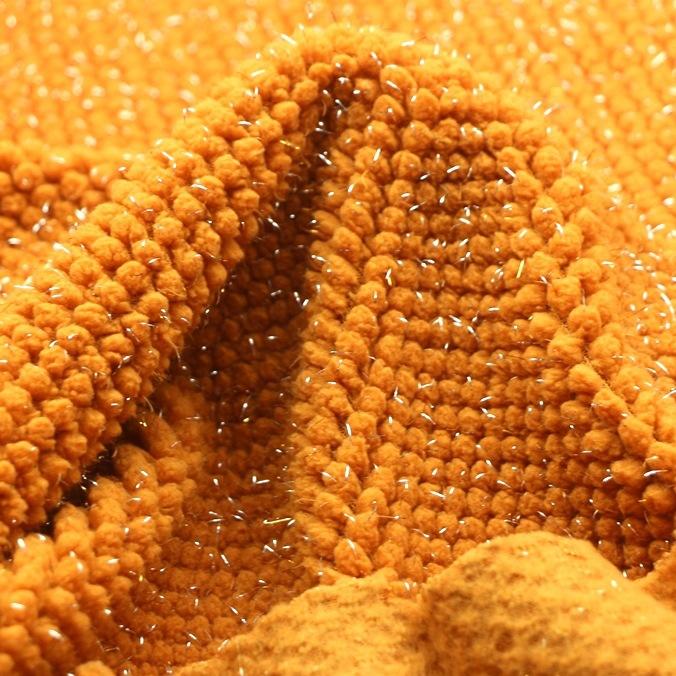 Silver Yarn Jacquard Fleece For Pajamas