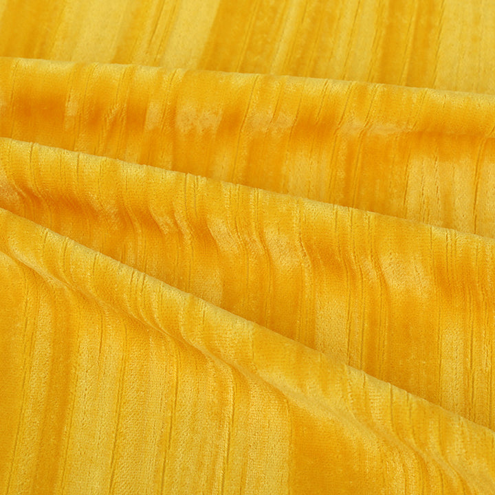 Pleated Woven Velvet