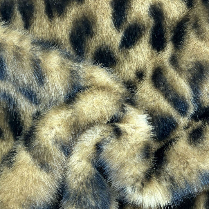 Leopard Print Mink Fur