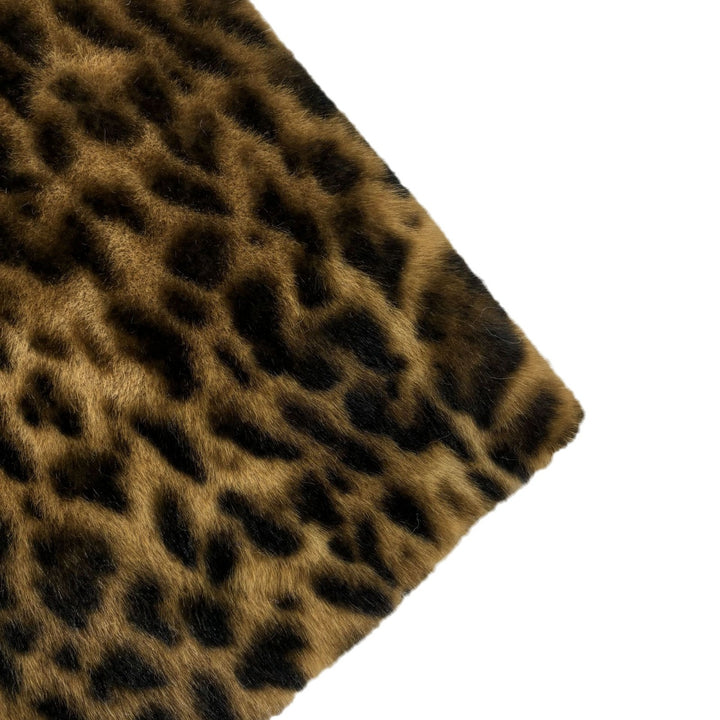 Leopard Print Mink Fur