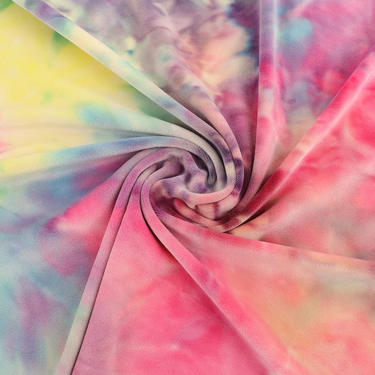 Tie-Dyed Super Soft Velvet