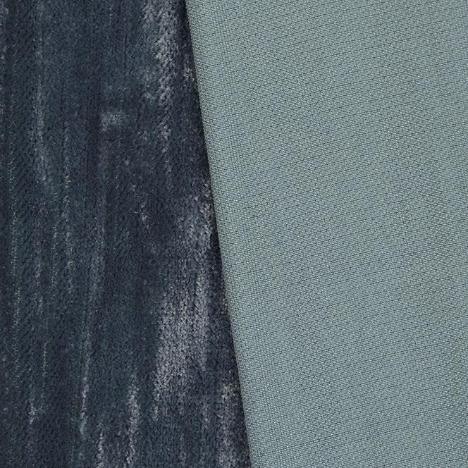 Pleated Woven 100% Polyester Pleated Velvet