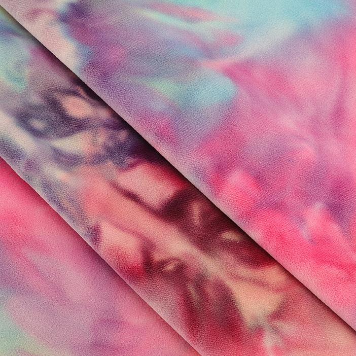 Tie-Dyed Super Soft Velvet