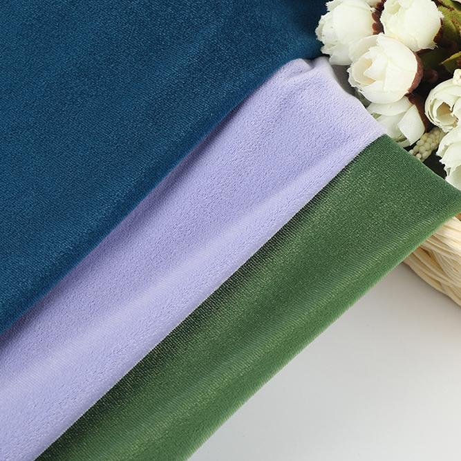 150GSM High-Elasticity Plain Dyed KS Velvet