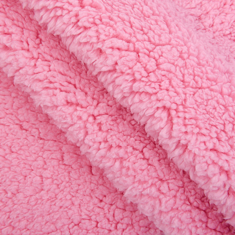 3D Embossed Velour Bonded With Sherpa Fleece