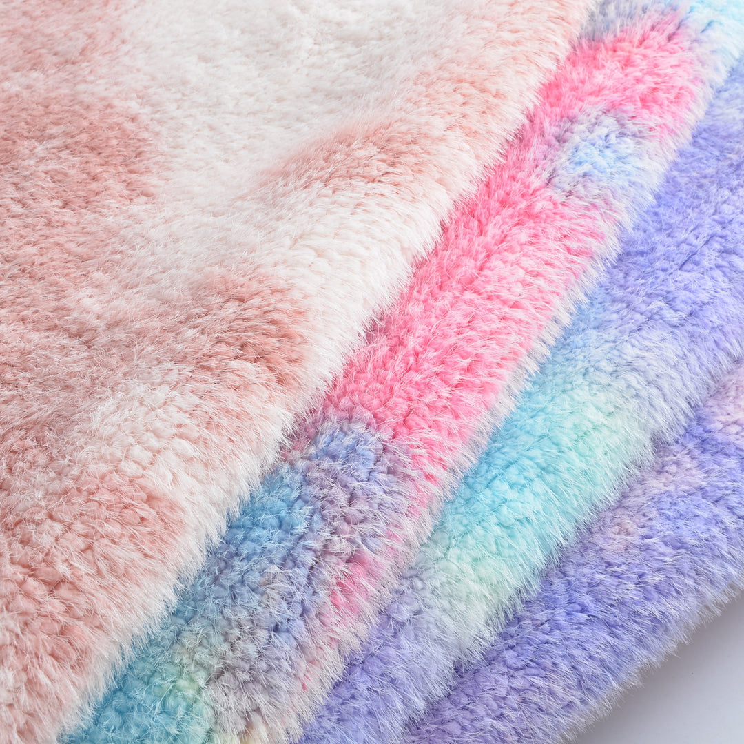 Tie Dyed Pearl Mink Fur Fabric for Plush Toys