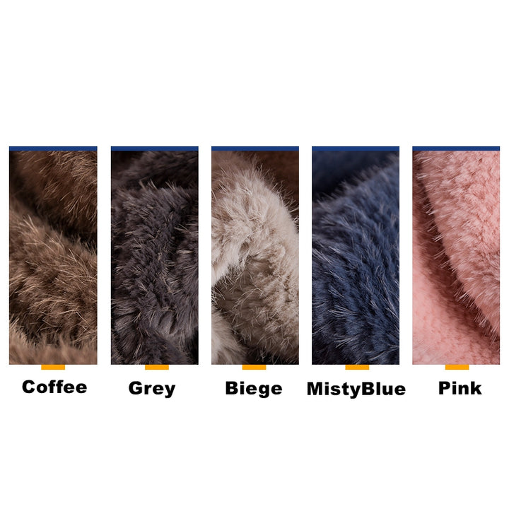 Pearl Mink Fur Fabric for Faux Fur Coats