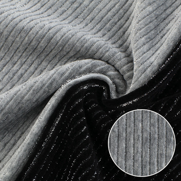 Lurex Stretchy Polyester Velour