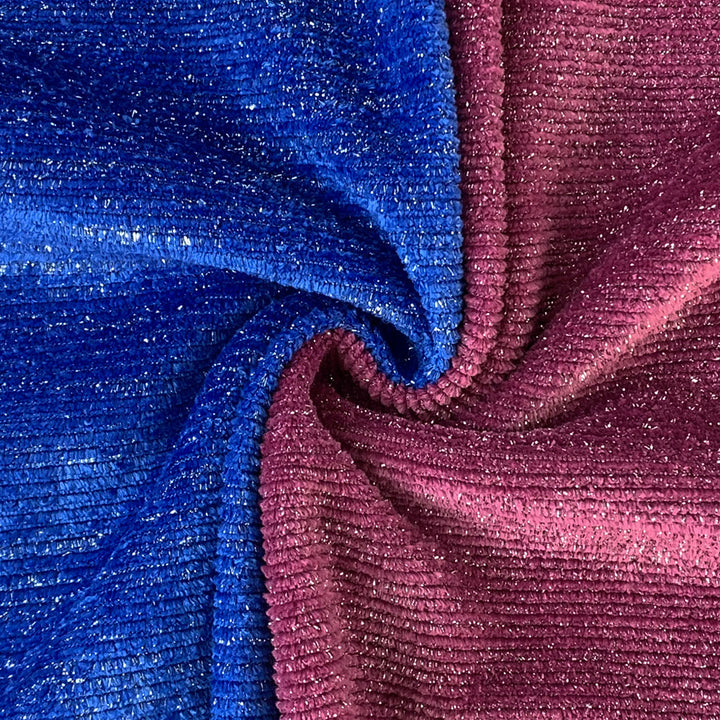 Corduroy Lurex Soft Velour
