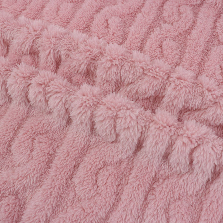 Jacquard Plain Dyed Sherpa Fleece